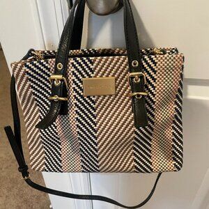 Bimba y Lola Weaved Shoulder Bag